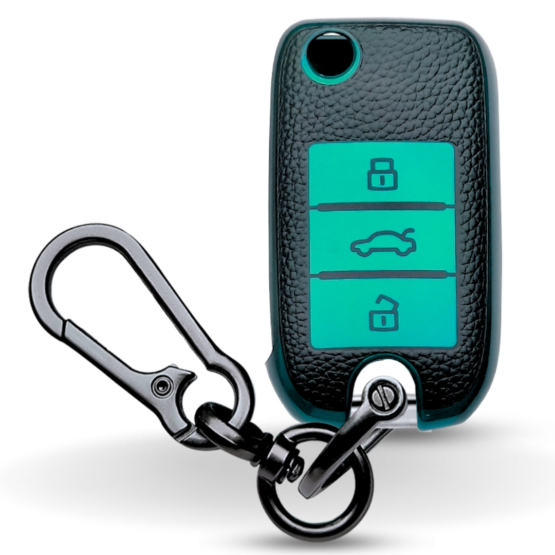 MG TPU Leather Key Cover with Keychain (Type 1)