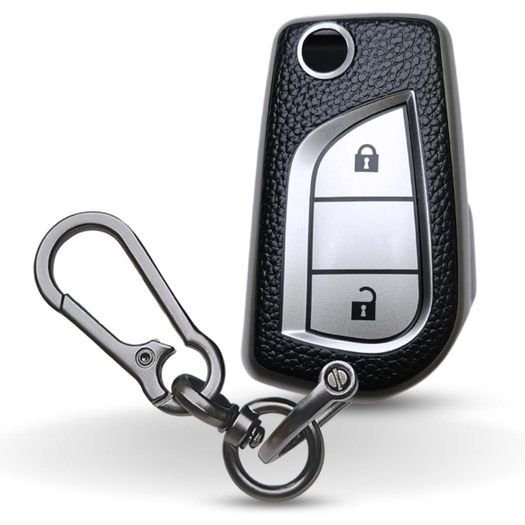 TPU Leather Key Cover Compatible with Keychain (Type 1)