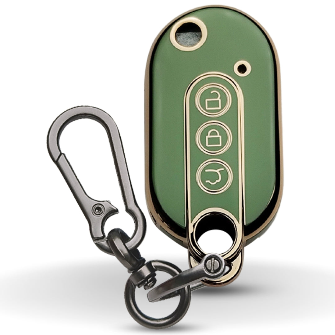MG Gold Line TPU Car Key Cover with Keychain (Type 1)
