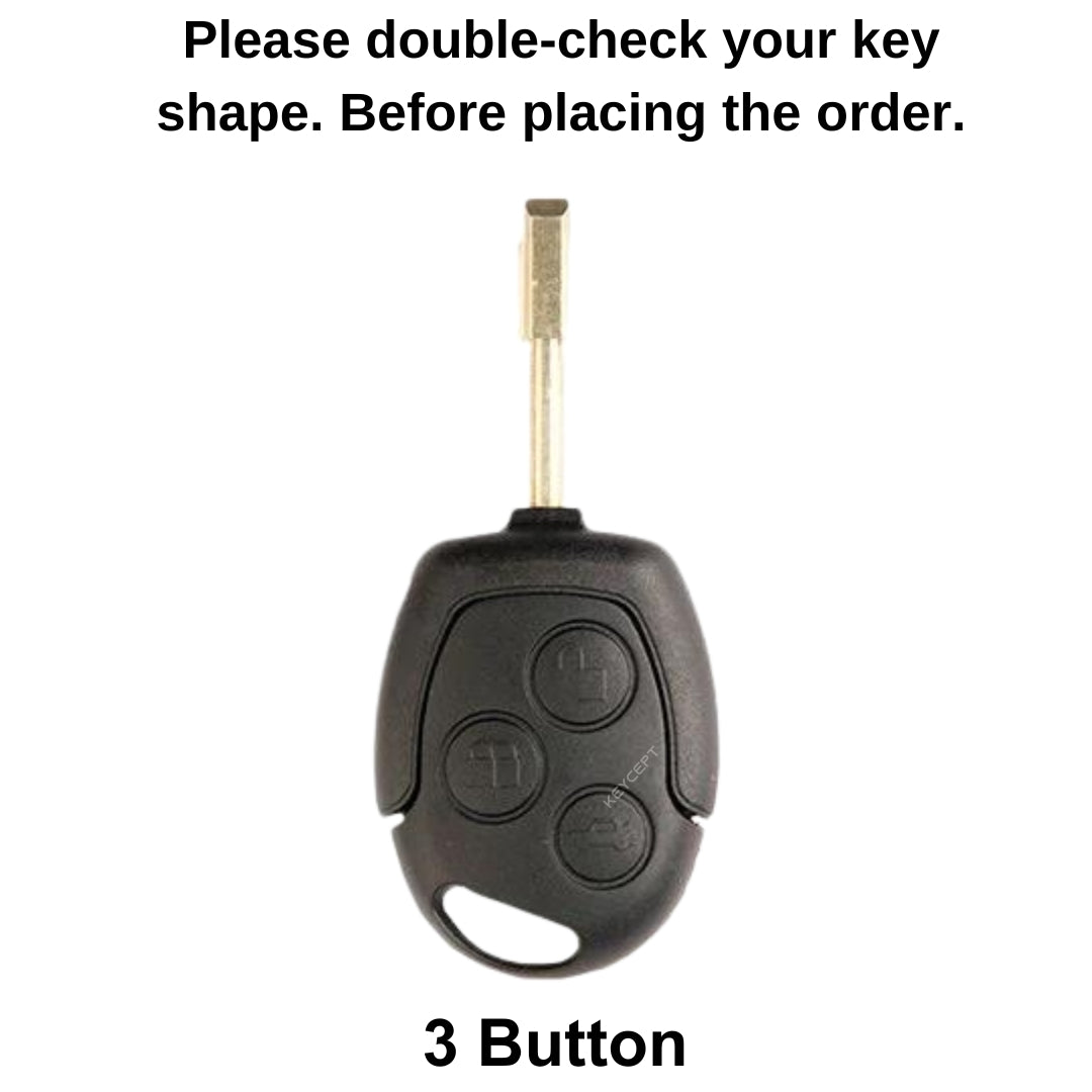 Ford Silicone Key Cover with Keychain (Type K1)