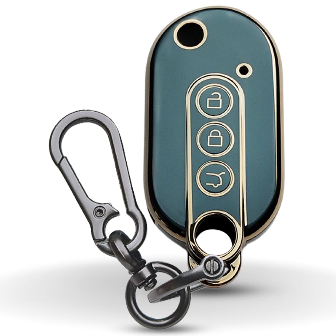MG Gold Line TPU Car Key Cover with Keychain (Type 1)