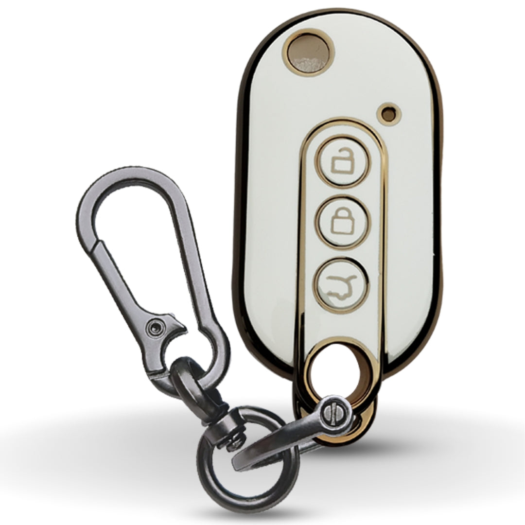 MG Gold Line TPU Car Key Cover with Keychain (Type 1)