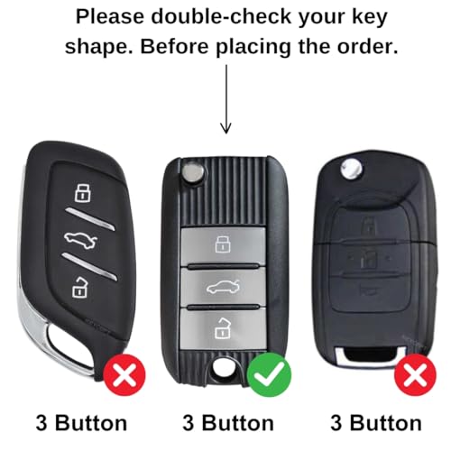 MG TPU (Artificial) Leather Key Cover with Keychain. (Type 6)