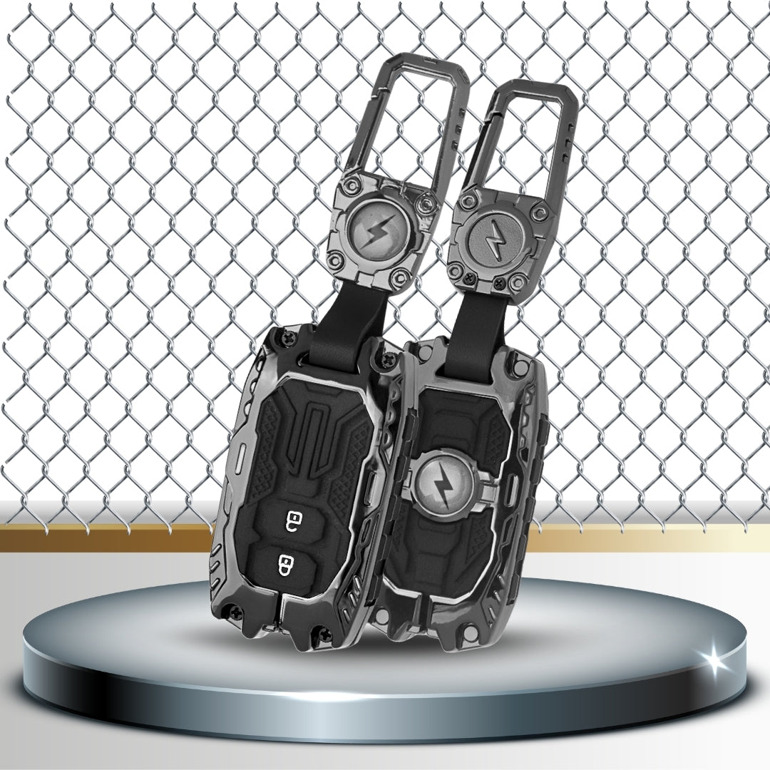 Suzuki Metal Mecha Car Key Cover for with Keychain (Type M3)