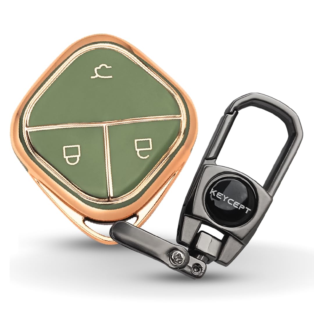 MG Gold Line TPU Key Cover with Keychain (Type 2)