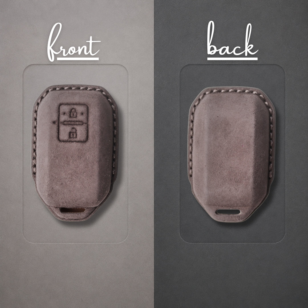 Suzuki Alcantara Crest Car Key Cover with Keychain (Type K10)