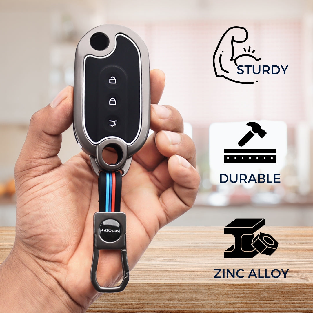 MG Metal Alloy Key Cover with Keychain (Type M1)