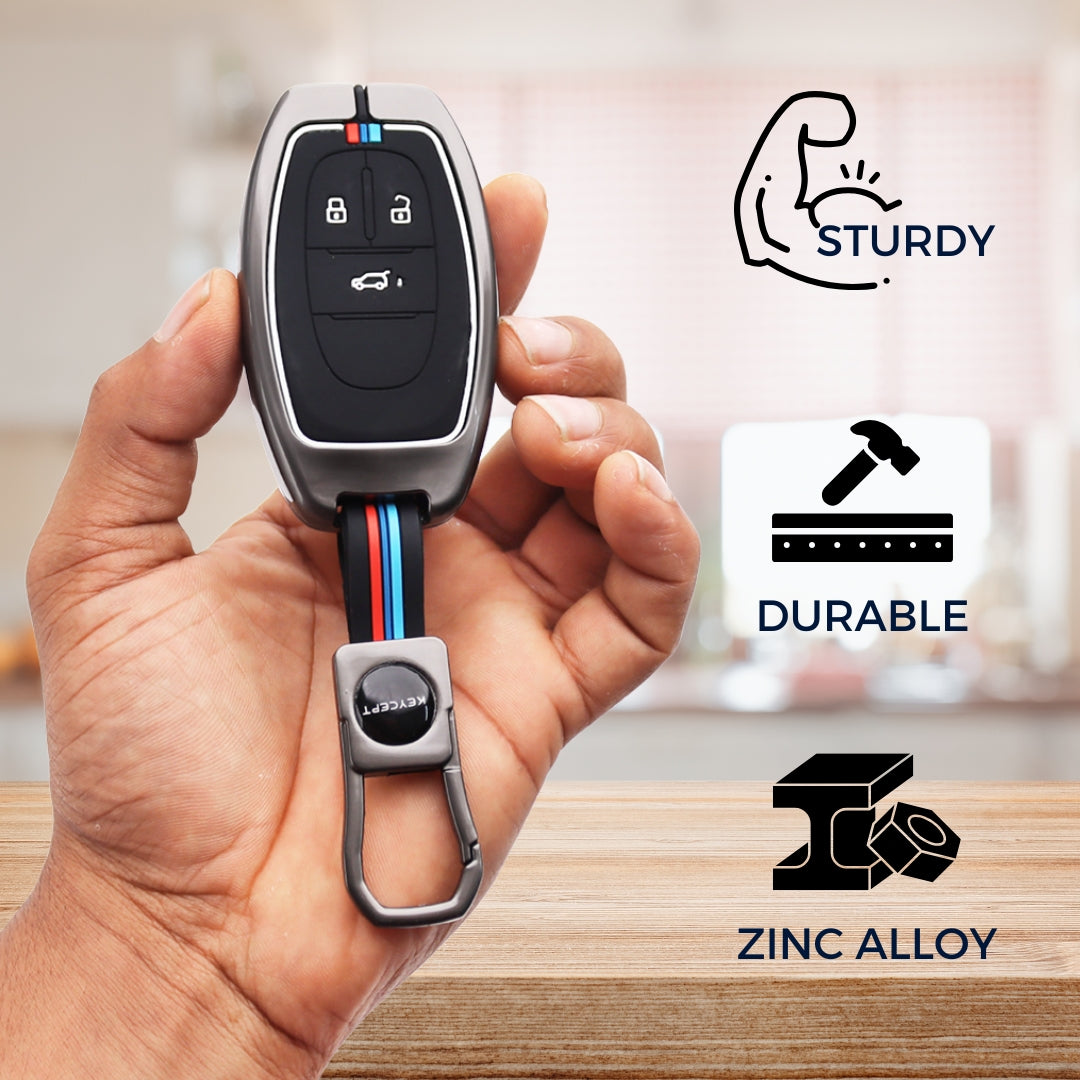 MG Metal Alloy Key Cover with Keychain (Type M1)