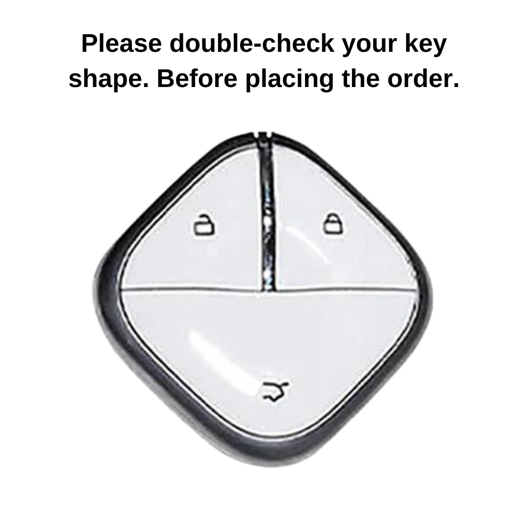 MG Silver Line TPU Key Cover with Keychain