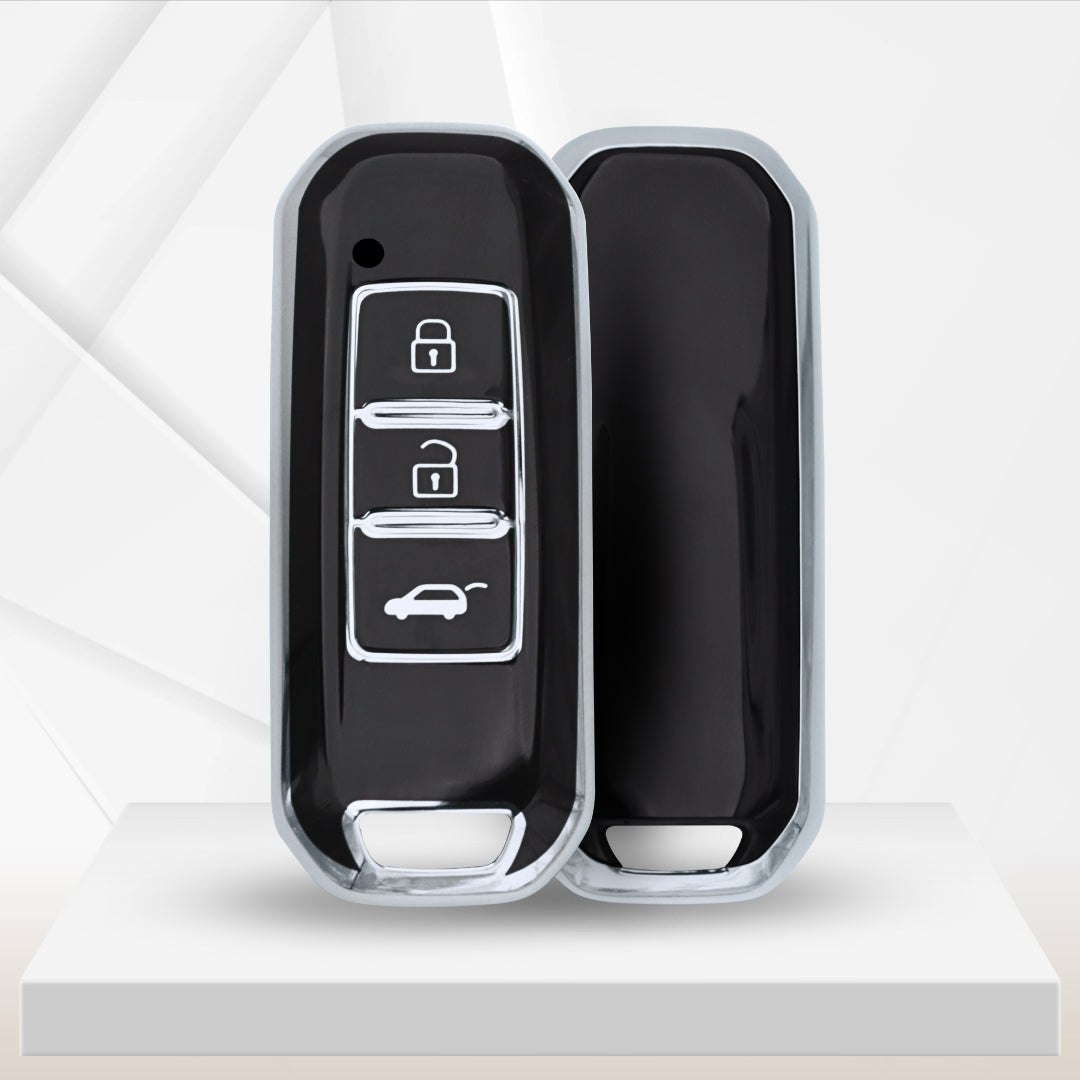 MG Silver Line TPU Key Cover with Keychain
