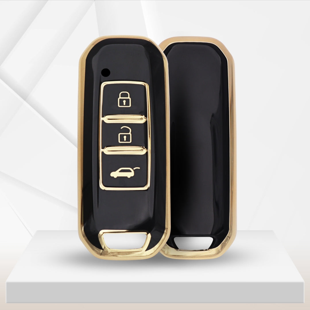 MG Gold Line TPU Key Cover with Keychain (Type 2)