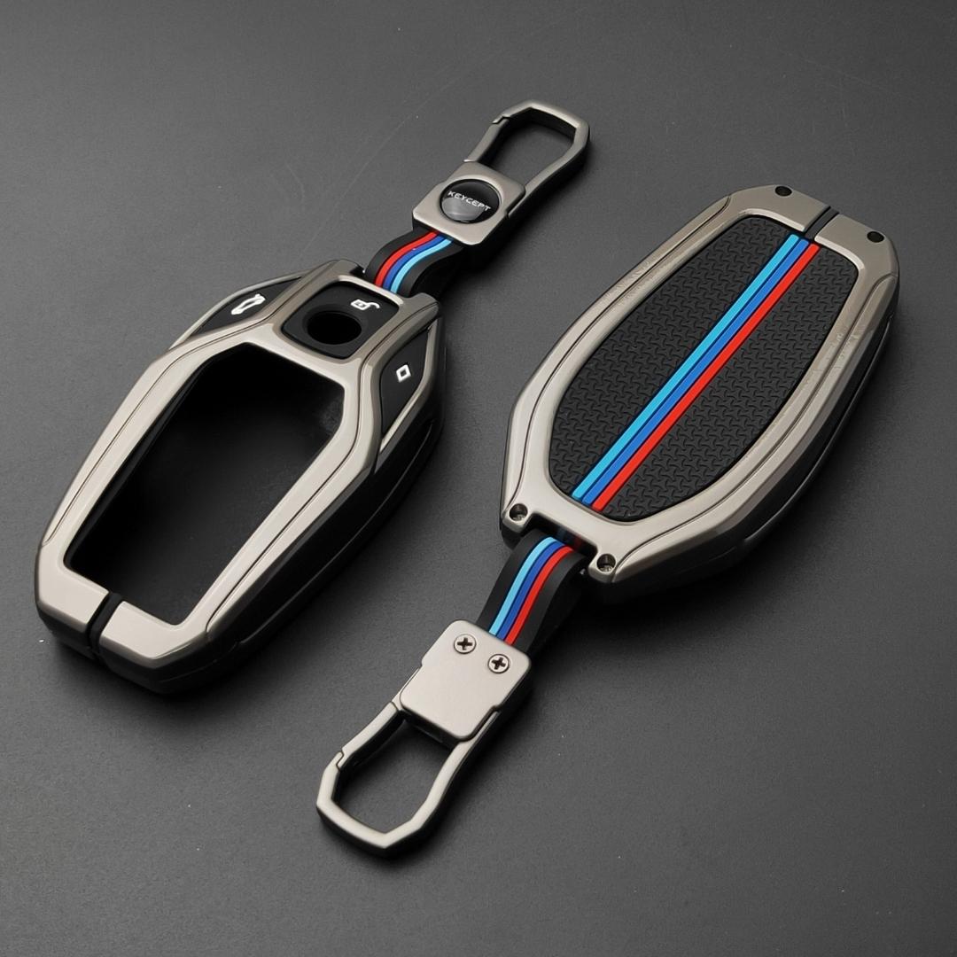 bmw x series metal key cover case accessories silver