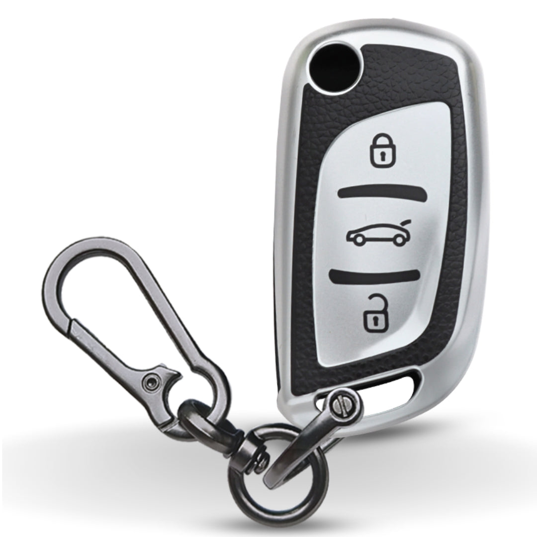 Universal TPU Leather Key Cover with Keychain (Type 1)