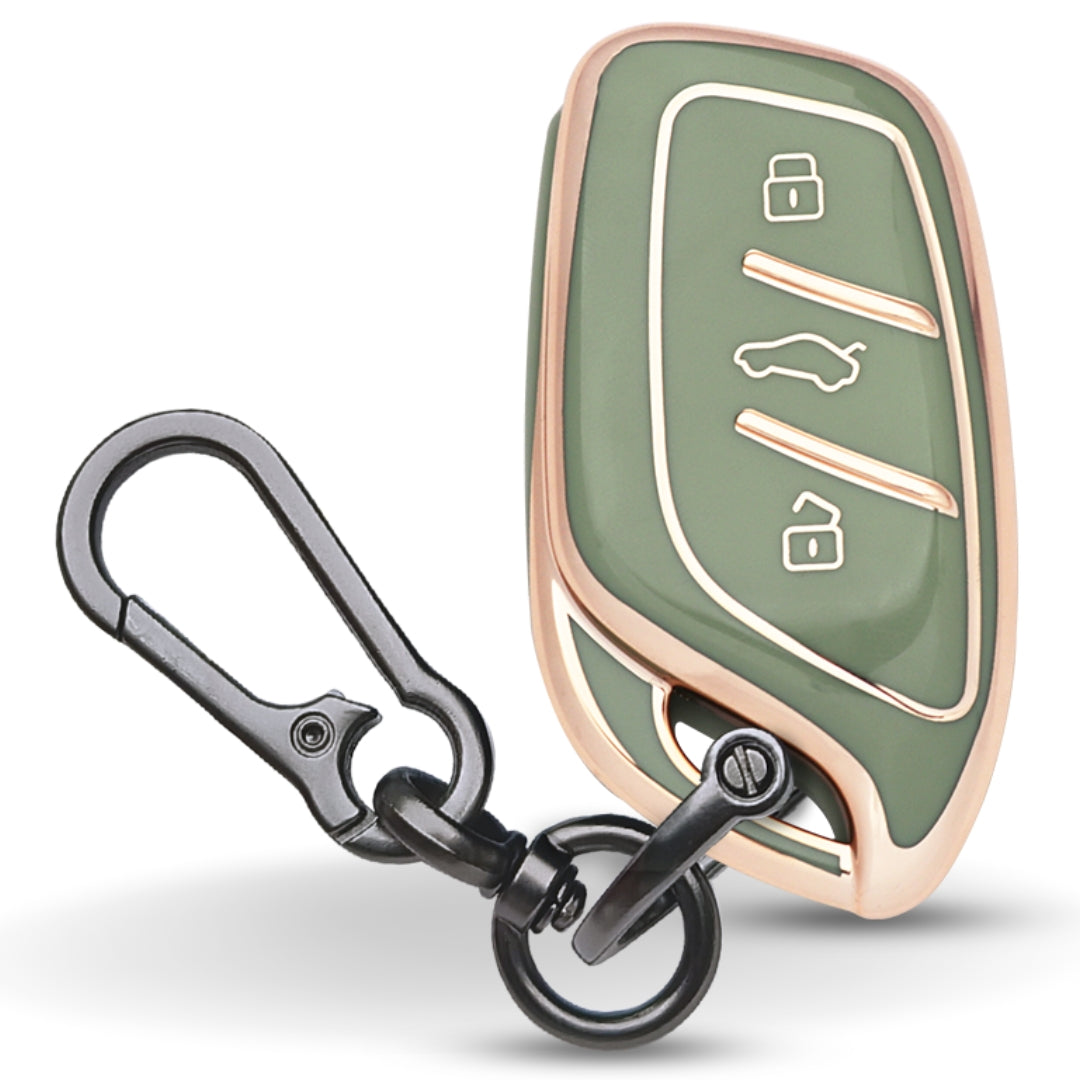 MG Gold Line TPU Key Cover with Keychain