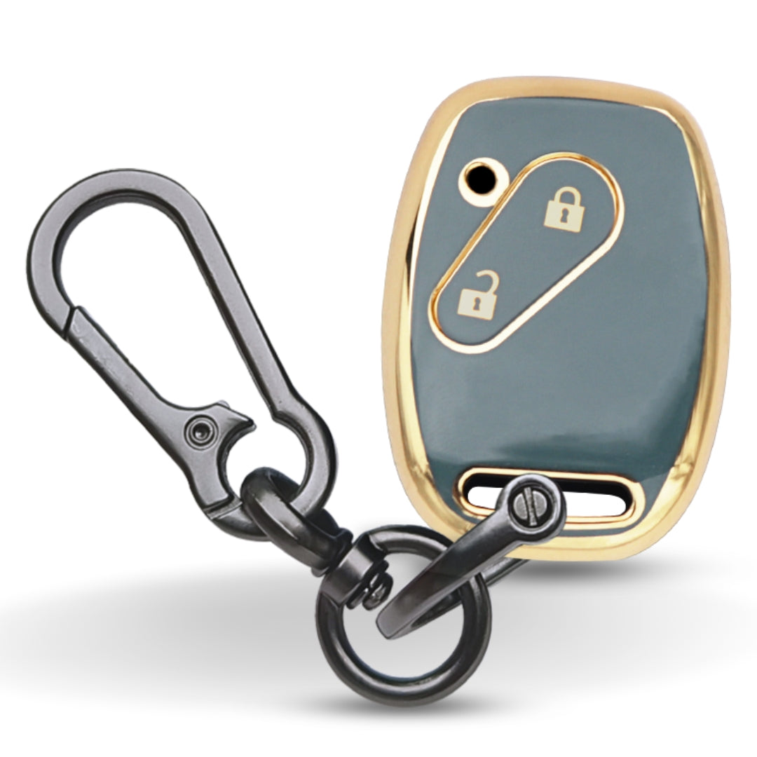 Honda Gold Line TPU Key Cover with Keychain
