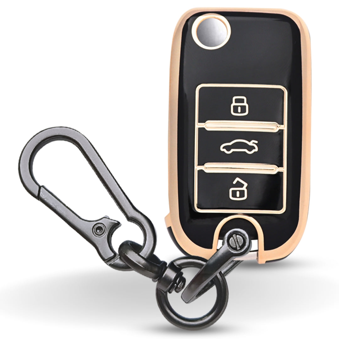 MG Gold Line TPU Key Cover with Keychain