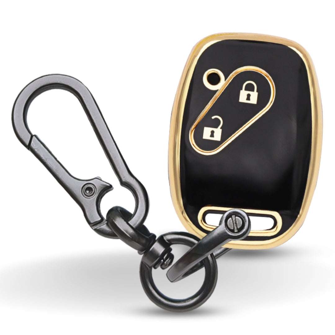 Honda Gold Line TPU Key Cover with Keychain