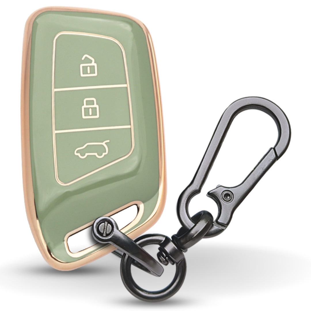 MG Gold Line TPU Key Cover with Keychain