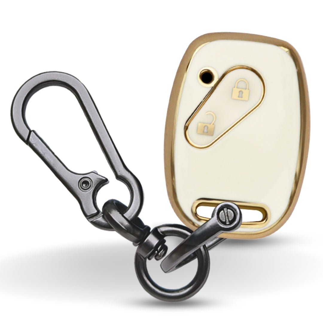 Honda Gold Line TPU Key Cover with Keychain