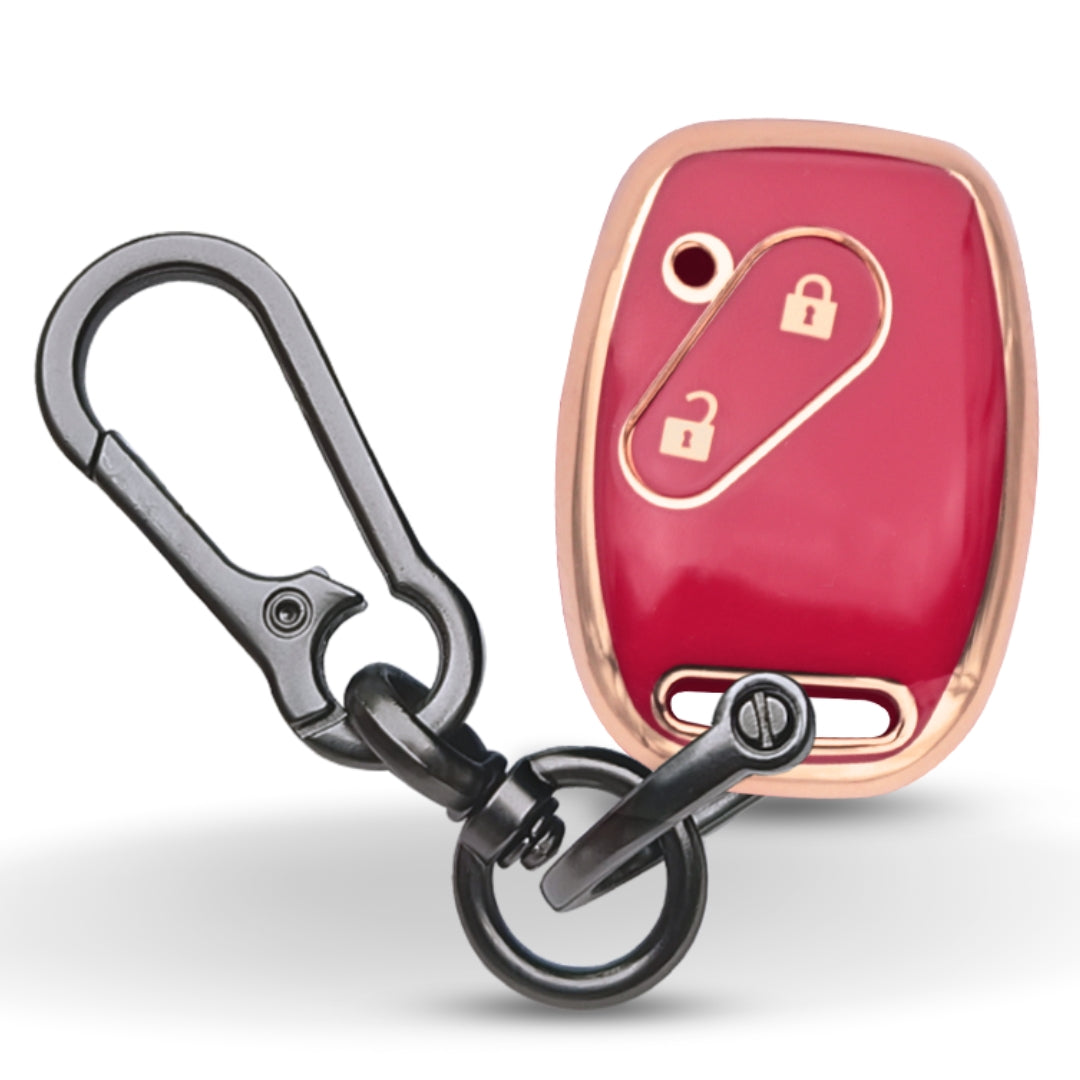 Honda Gold Line TPU Key Cover with Keychain
