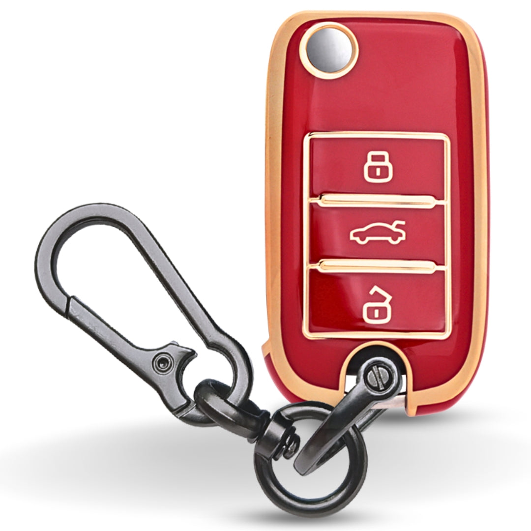 MG Gold Line TPU Key Cover with Keychain