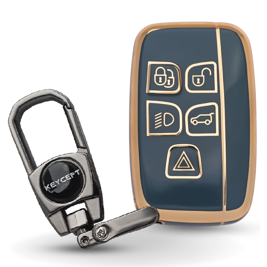 Land Rover TPU Key Cover with Keychain (Type 2).