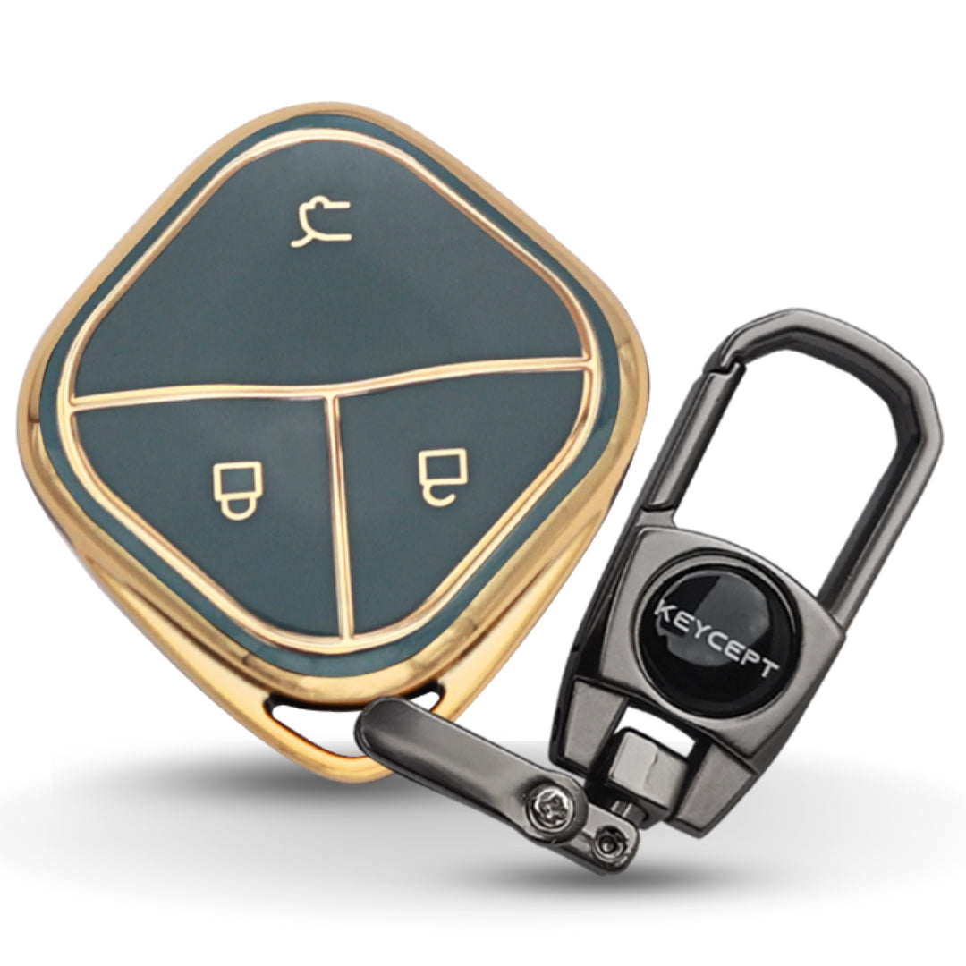 MG Gold Line TPU Key Cover with Keychain (Type 2)