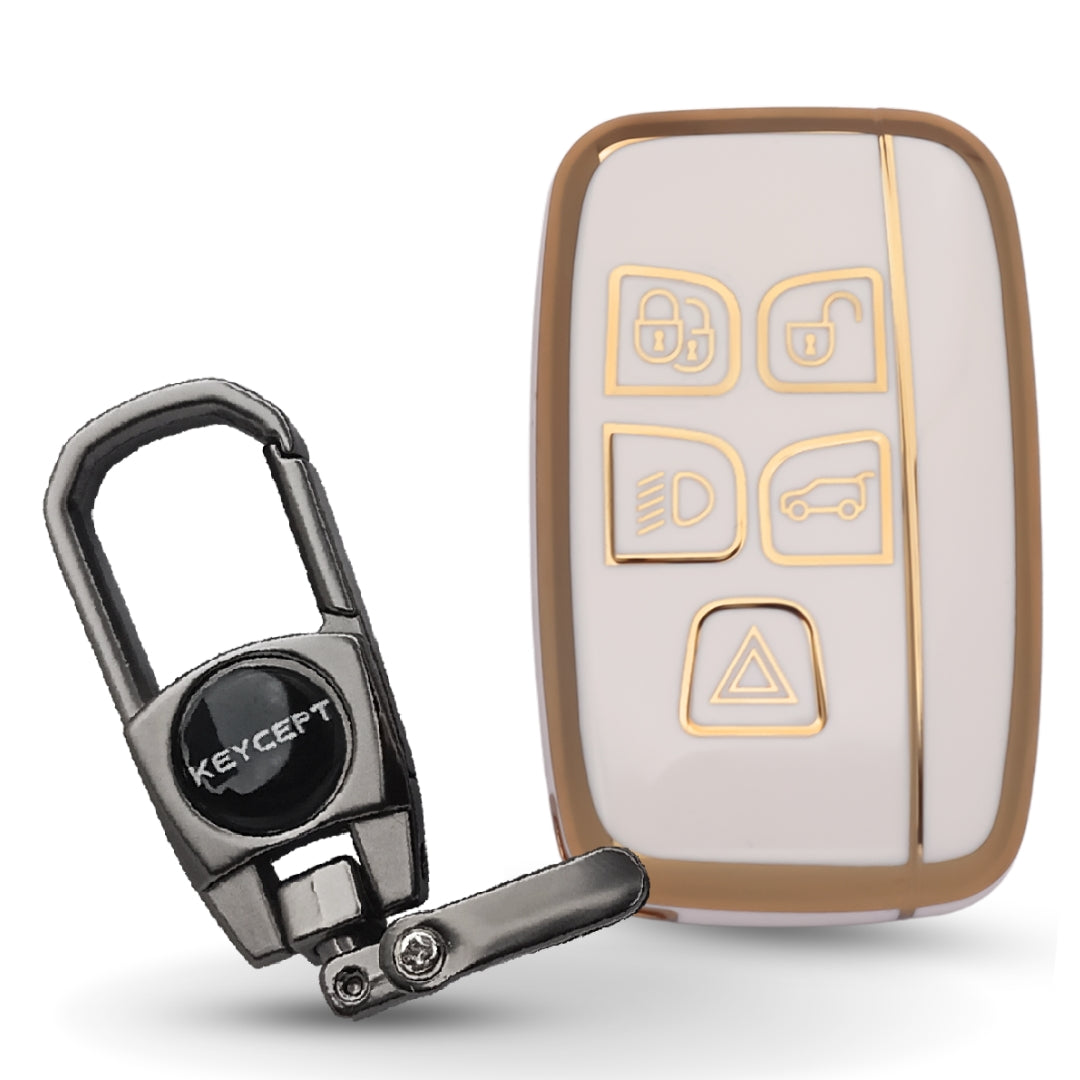 Land Rover TPU Key Cover with Keychain (Type 2).