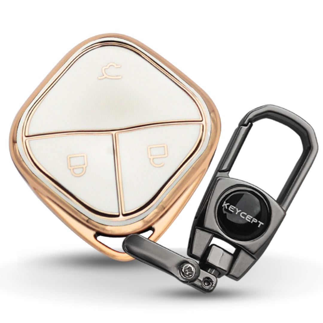 MG Gold Line TPU Key Cover with Keychain (Type 2)