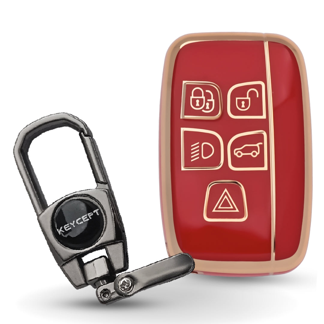 Land Rover TPU Key Cover with Keychain (Type 2).