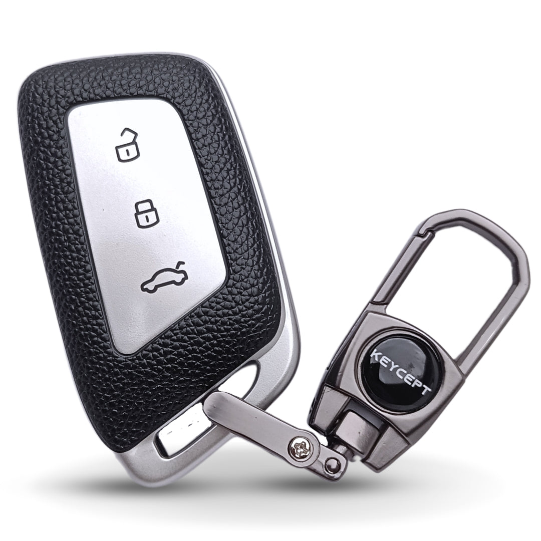 TPU Leather Key Cover Compatible with MG Hector Astor Gloster