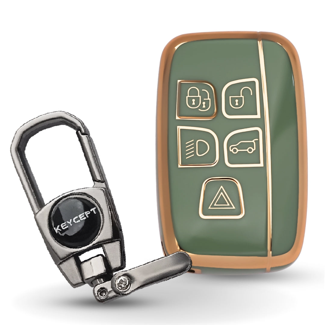 Land Rover TPU Key Cover with Keychain (Type 2).