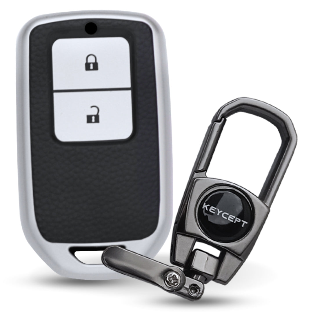Honda TPU Leather Cover with Keychain (Type 2)