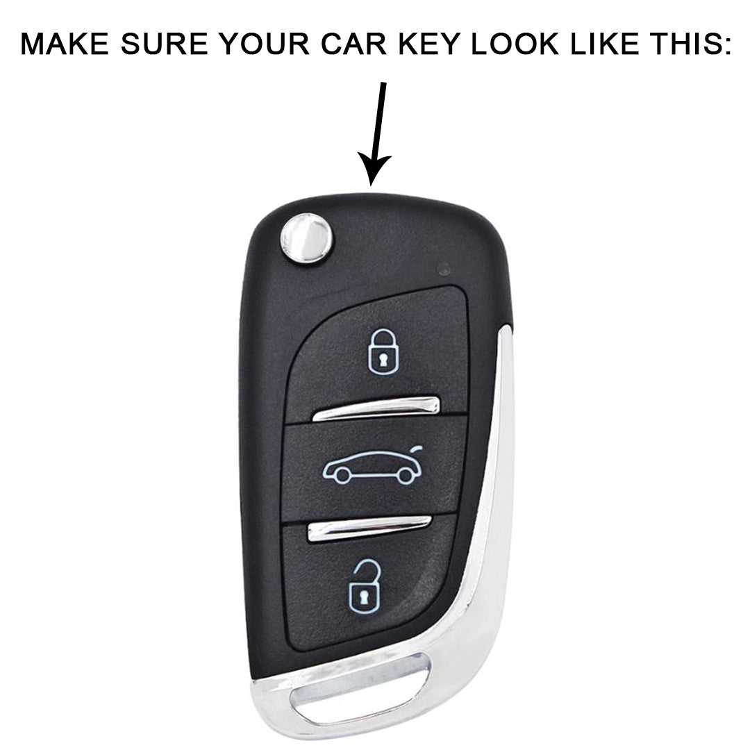 Universal Gold Line TPU Key Cover with Keychain (Type 2)