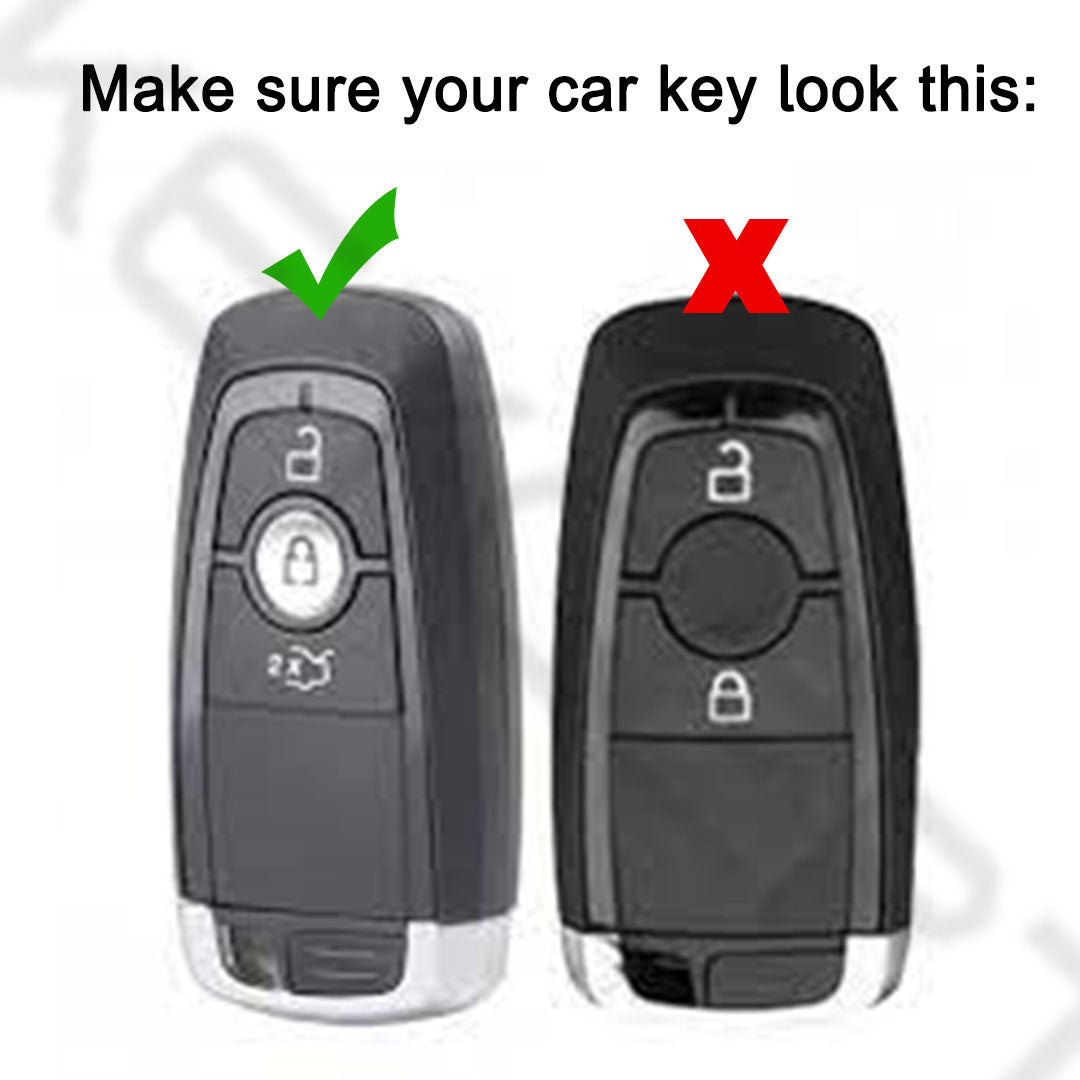 ford 3b smart key cover case keychain