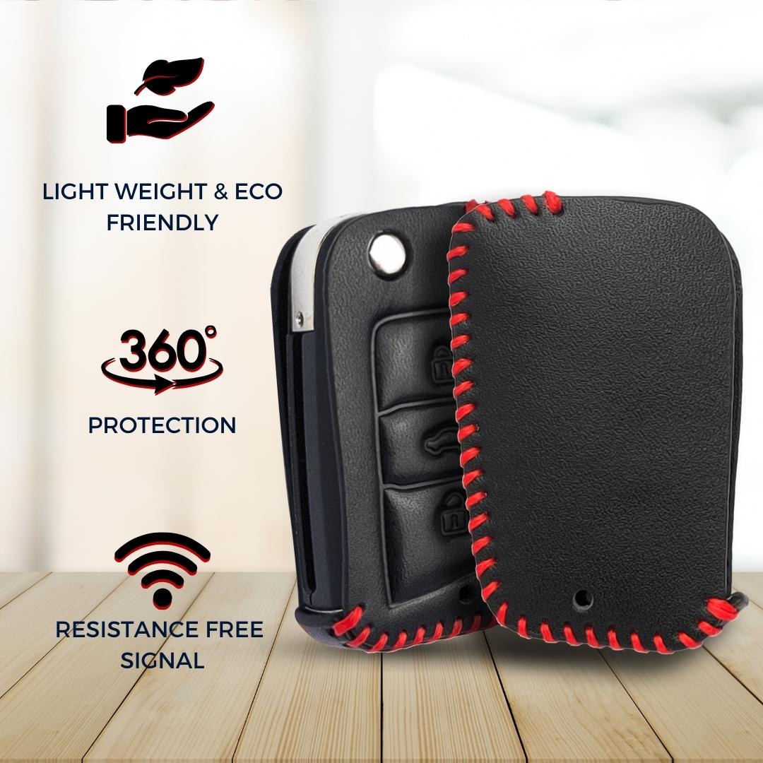 keycept classic leather key cover kushaq octavia kodiaq superb slavia passat virtus t roc 3b flip shell case