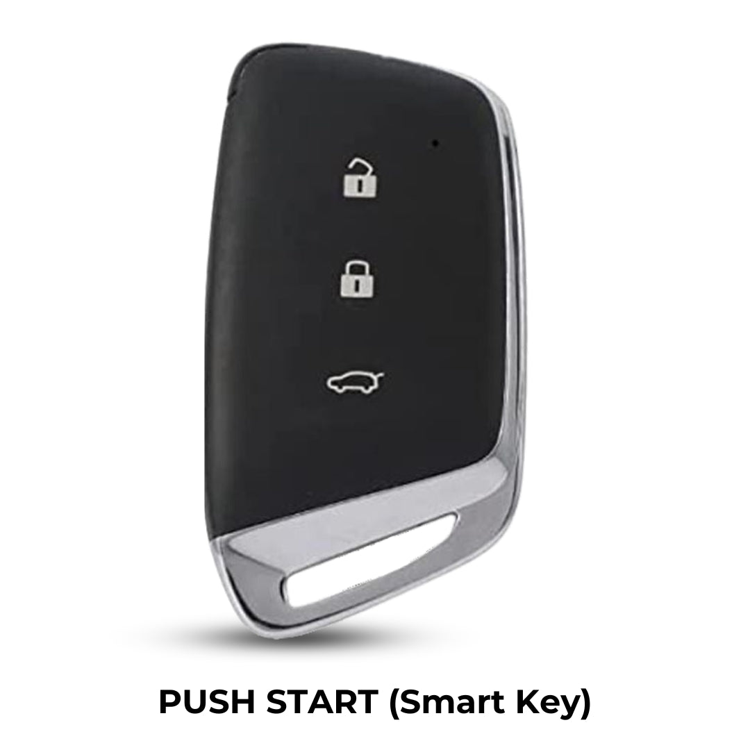MG TPU (Artificial) Leather Key Cover with Keychain. (Type 4)