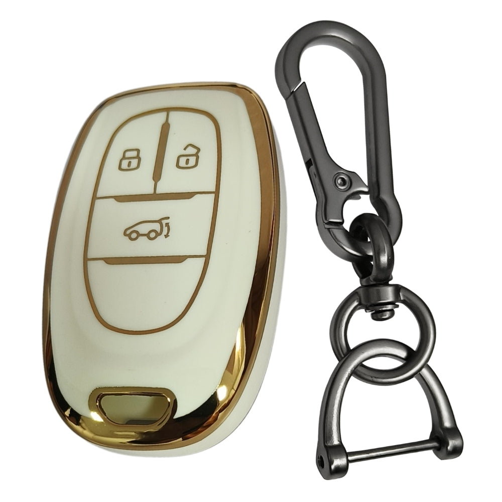 MG Gold Line TPU Key Cover with Keychain (Type 1)