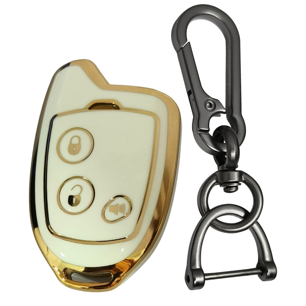 Suzuki Gold Line TPU Key Cover with Keychain (Type 1)