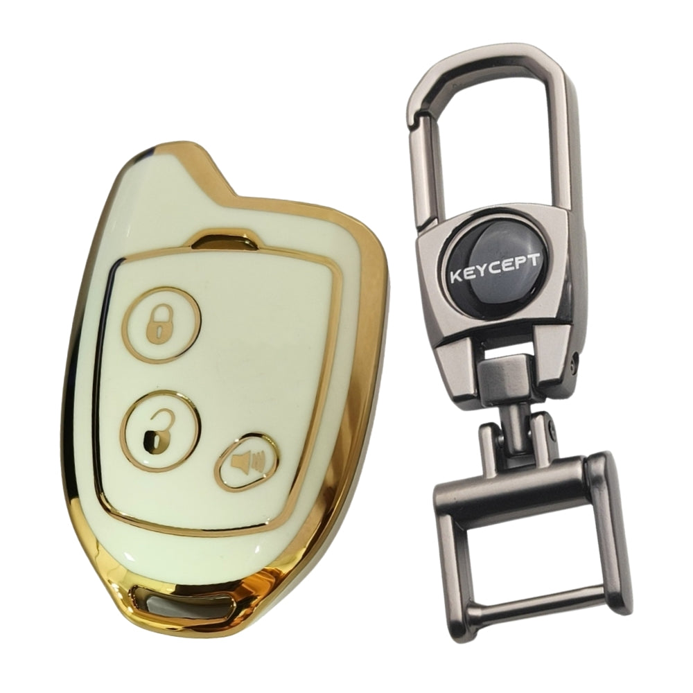 Suzuki Gold Line TPU Key Cover with Keychain (Type 2)