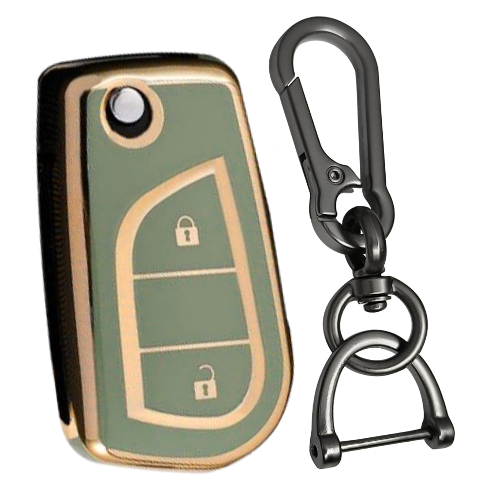 Toyota Gold Line TPU Key Cover with Keychain