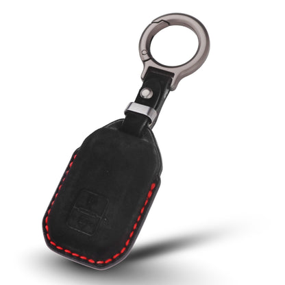 Suzuki Alcantara Crest Car Key Cover with Keychain (Type K10)