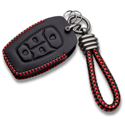 Tata Classic Leather Key Cover with Keychain K9