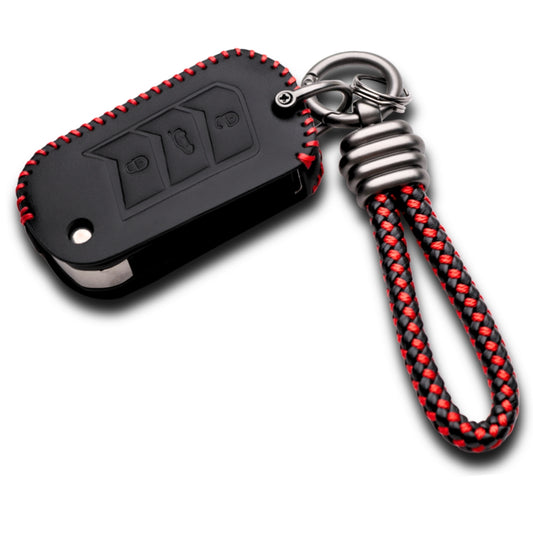 Mahindra Classic Leather Key Cover with Keychain K9