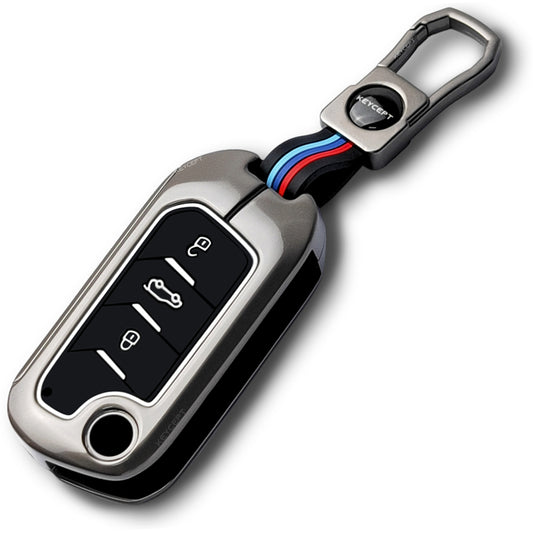 Mahindra Metal Key Cover with Keychain (Type M1)