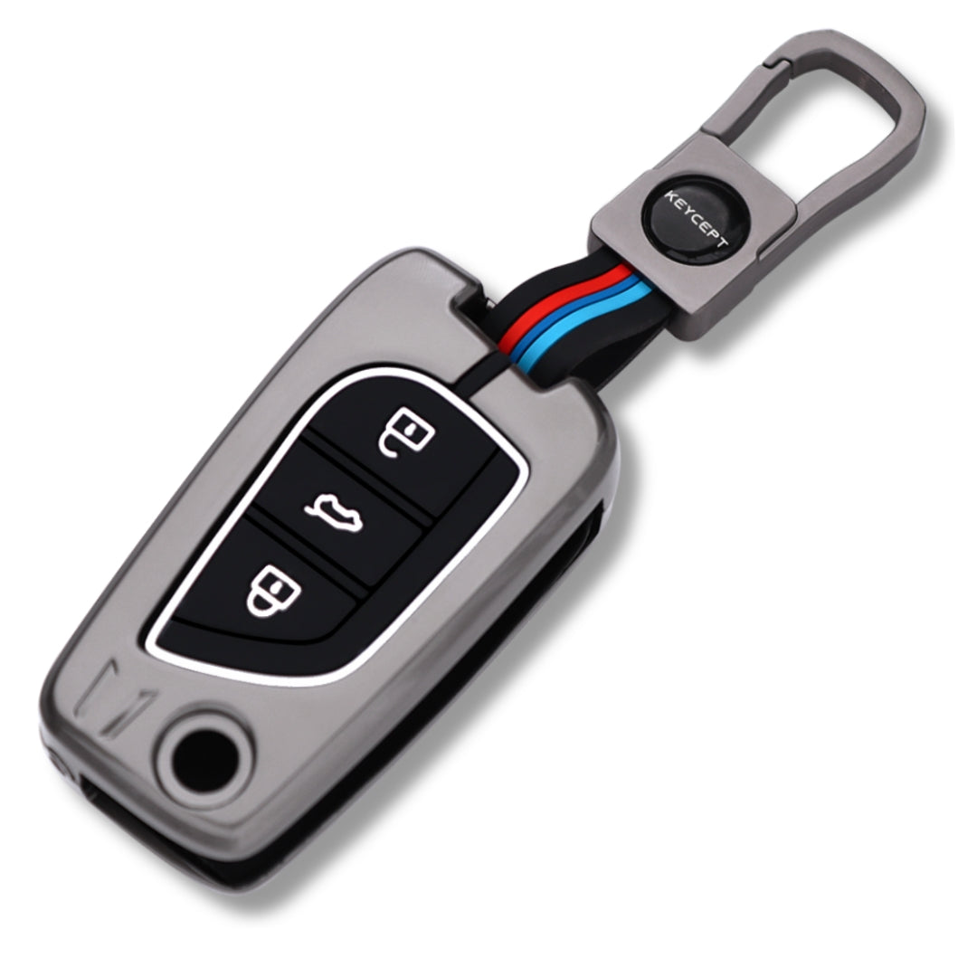 Toyota Metal Key Cover with Keychain (Type M1)