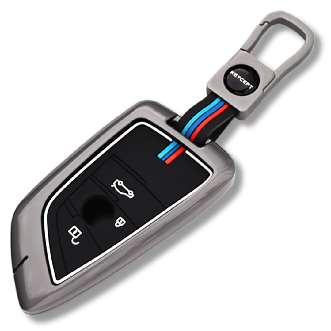 BMW Metal Key Cover with Keychain (Type M1).