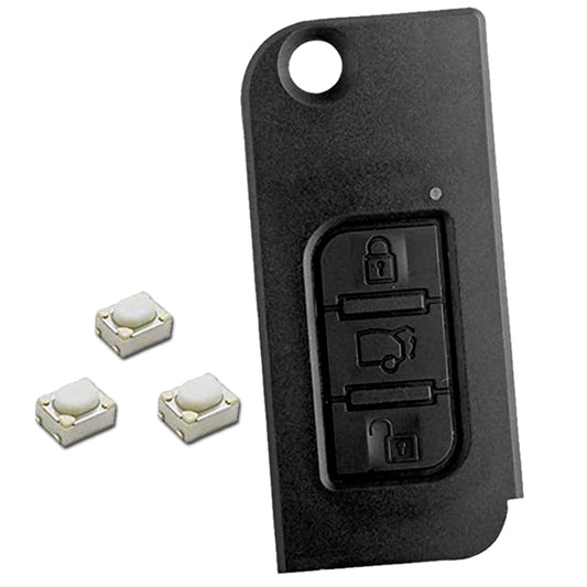 Keycept™ Mahindra XUV 500 Key Shell/Pad/Case (Front only with Button)