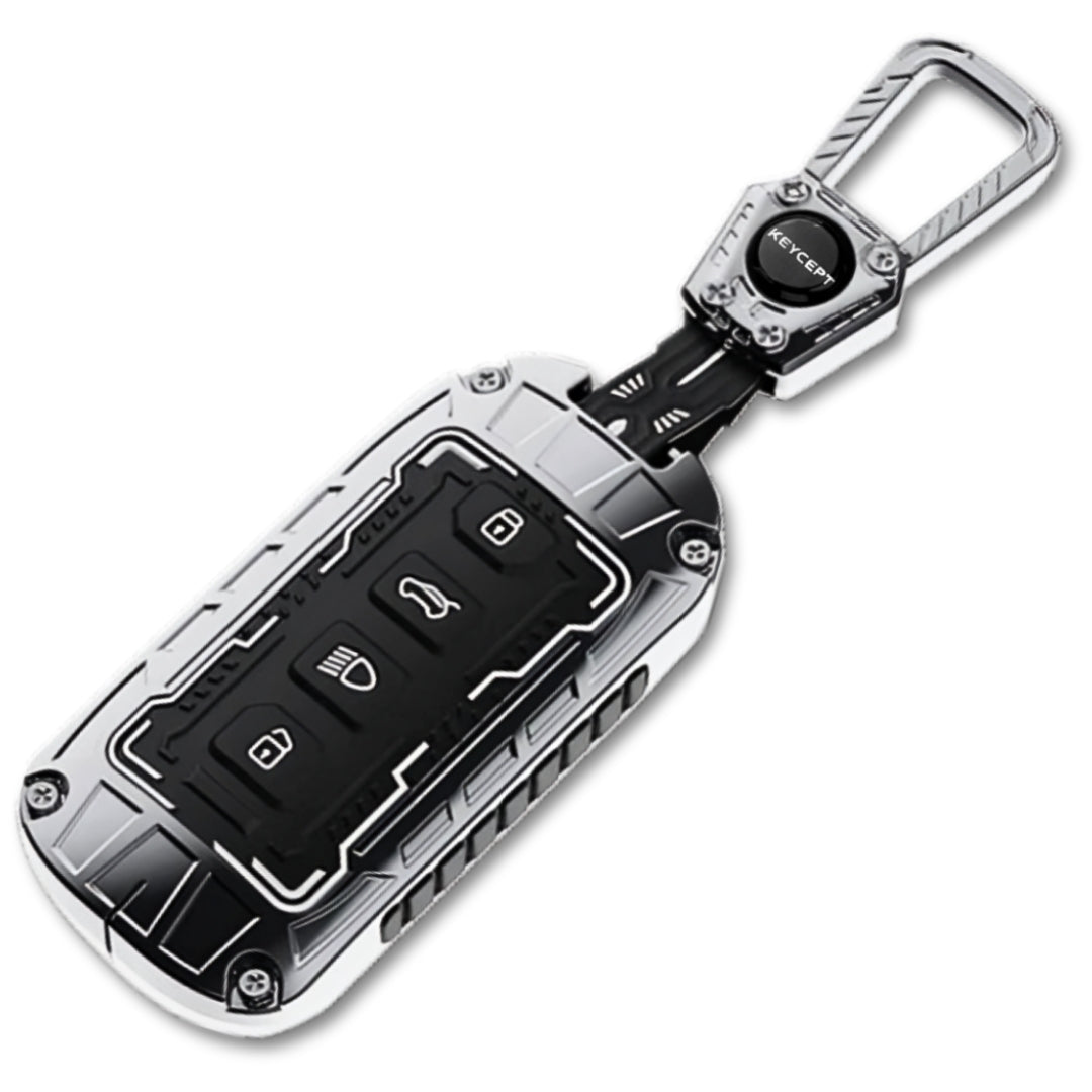 Tata Metal Armor Car Key Cover with Keychain (Type M4)