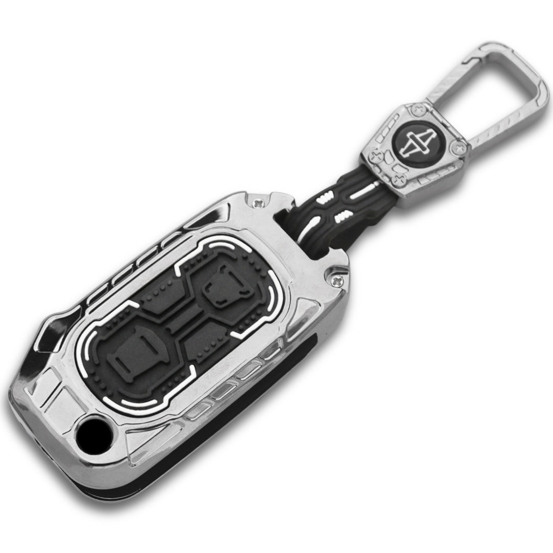 Keycept Metal Armor Key Cover with Keychain(Type M4)